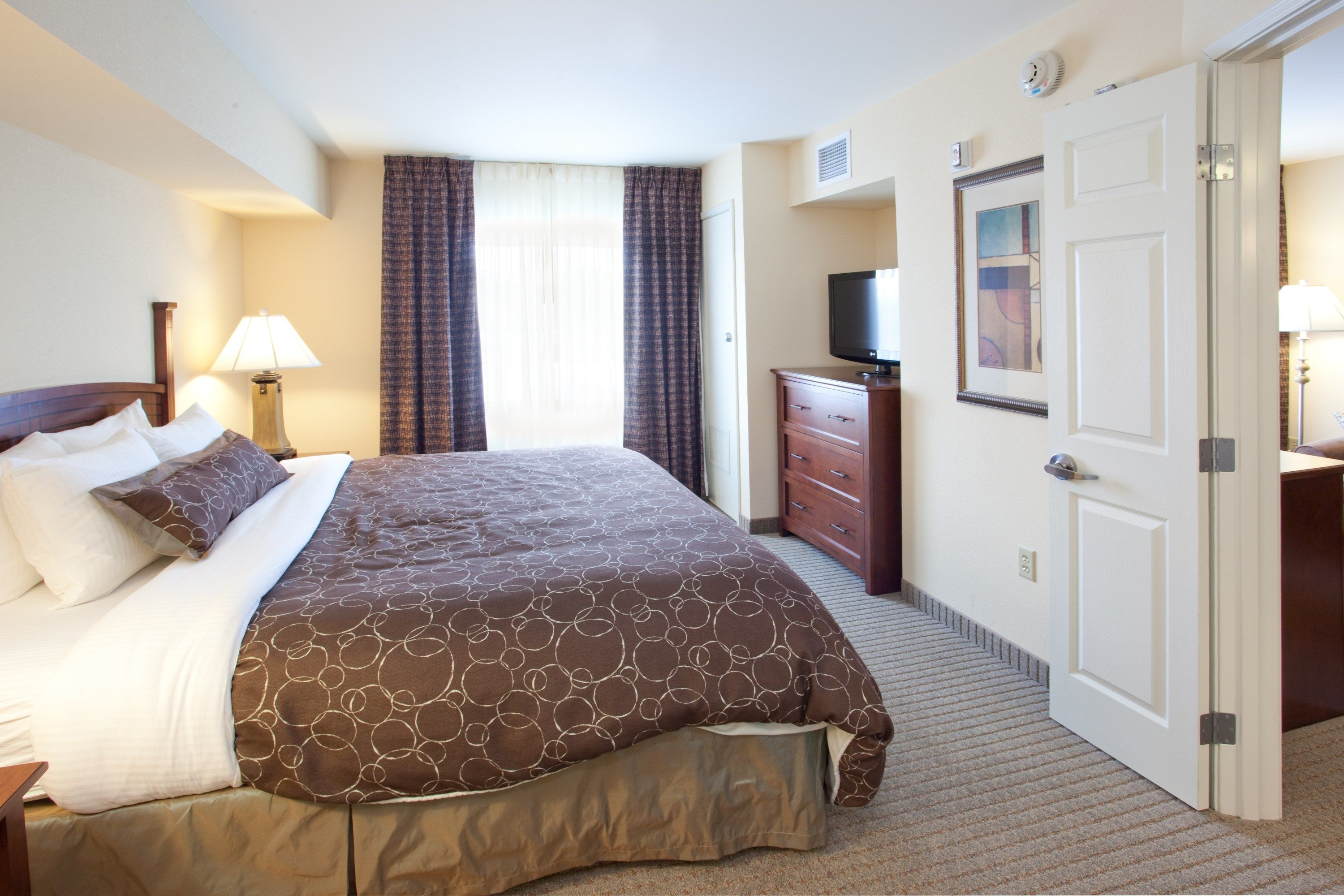 image Drift to sleep in the comfortable bed.