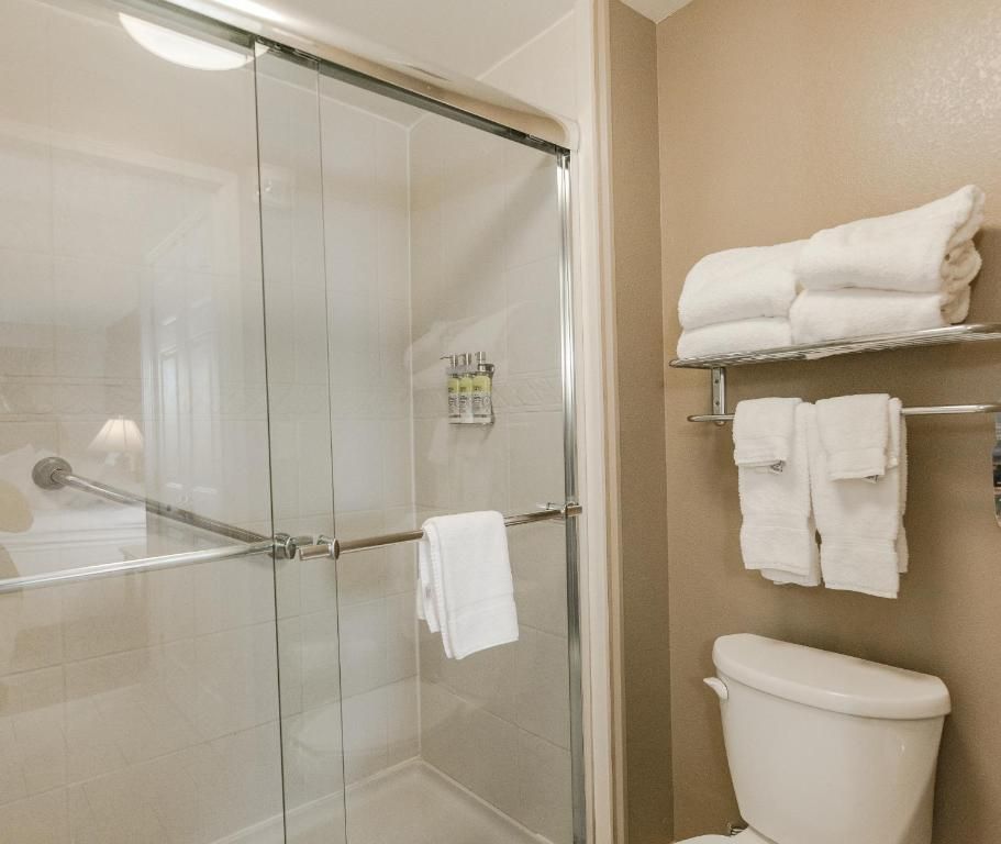 image Get ready for your day in the bathroom.