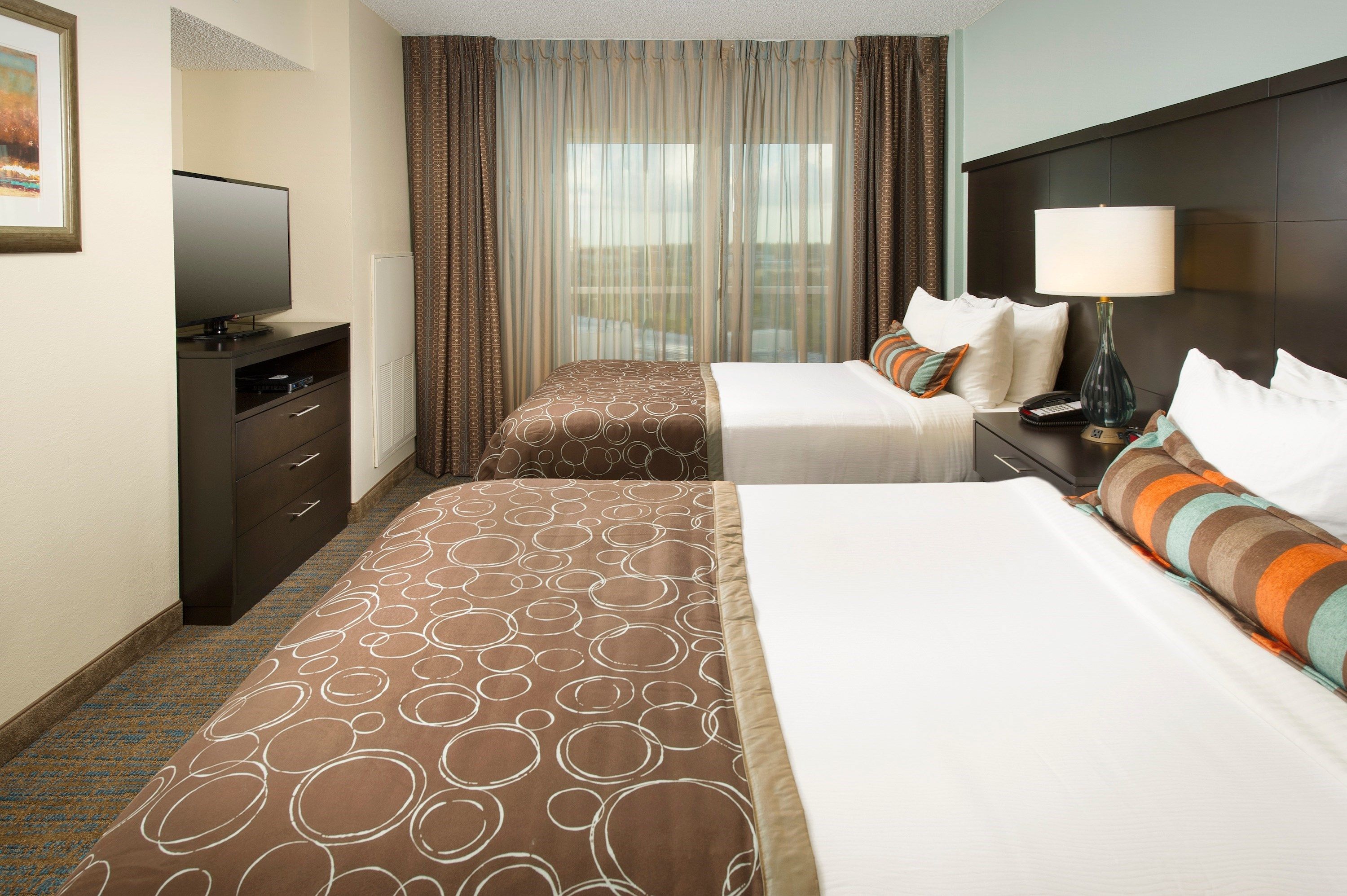 image Drift to sleep in the comfortable bed.