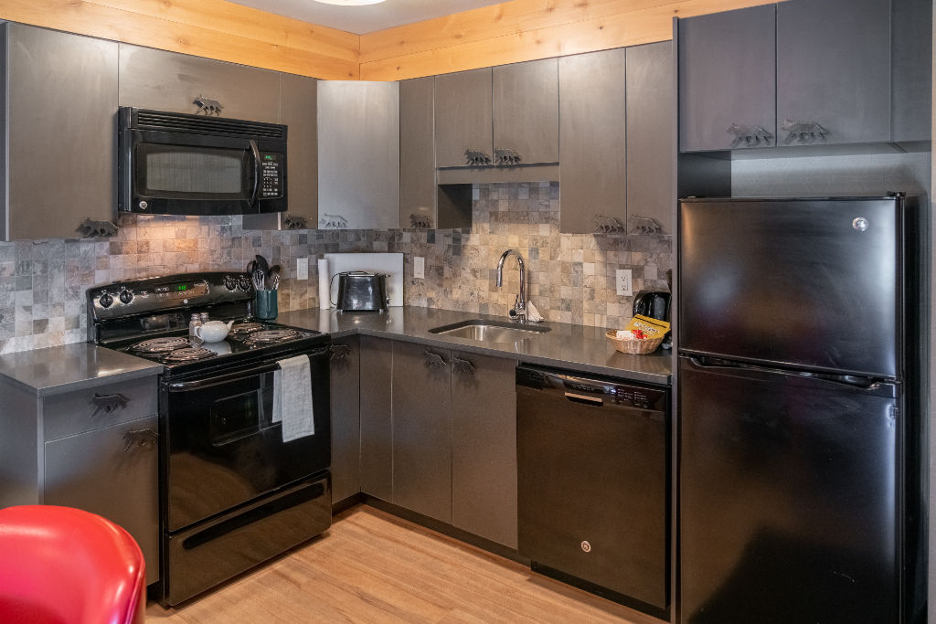 image A fully-equipped kitchen with sleek finishes