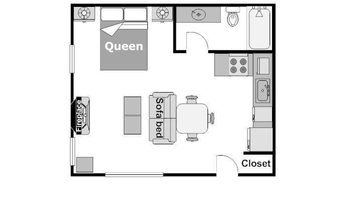 image The open floor plan provides plenty of space.