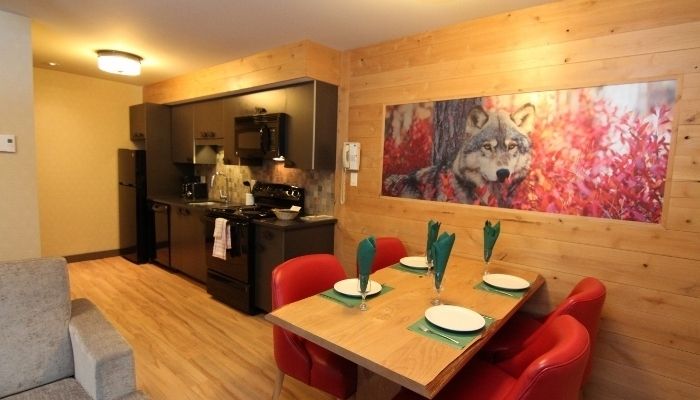 image Enjoy your meals around the lovely dining table.
