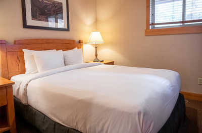Sink into this queen bed in the loft after a day outside.