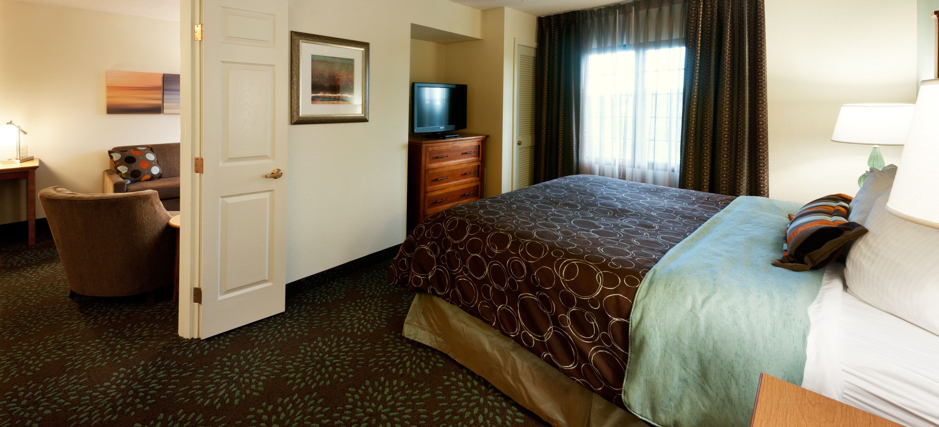 image Get a good night's rest in the cozy bedroom.