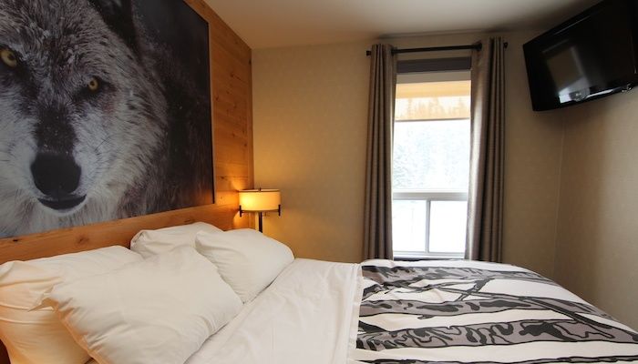 image You'll sleep deeply in this comfy king-sized bed.