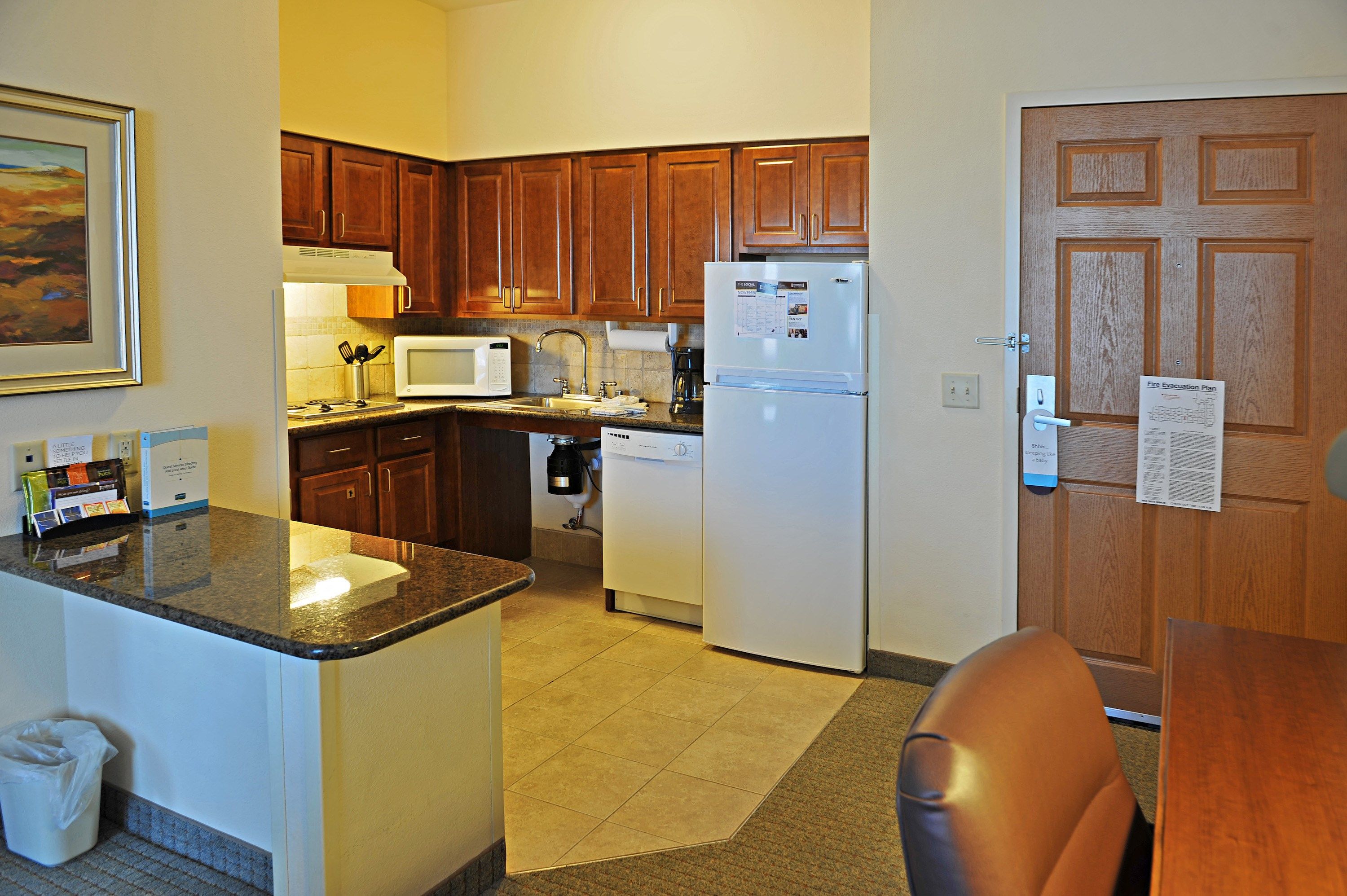 image Make a quick meal in your kitchen.