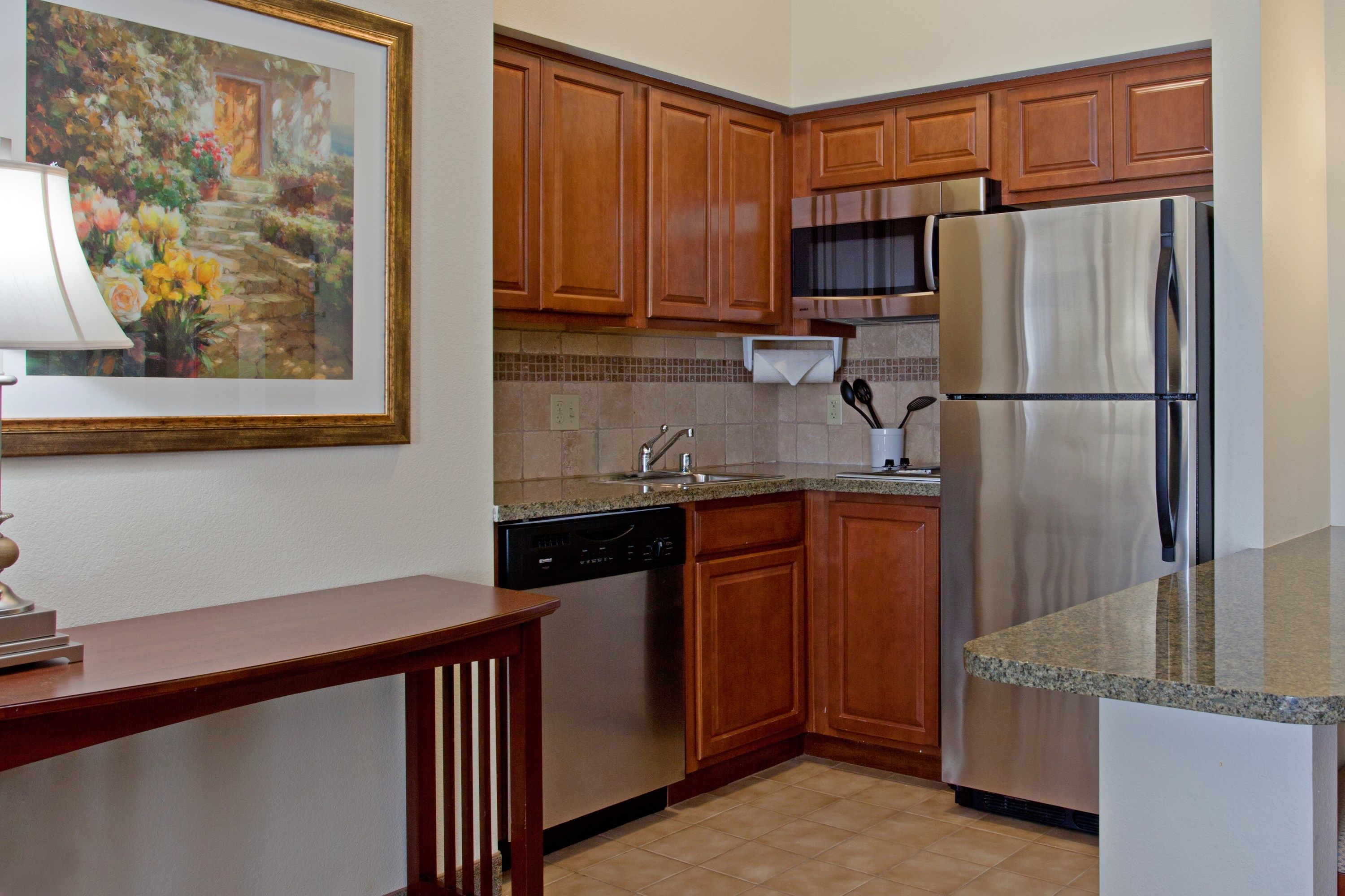 image Make a quick meal in your kitchen.