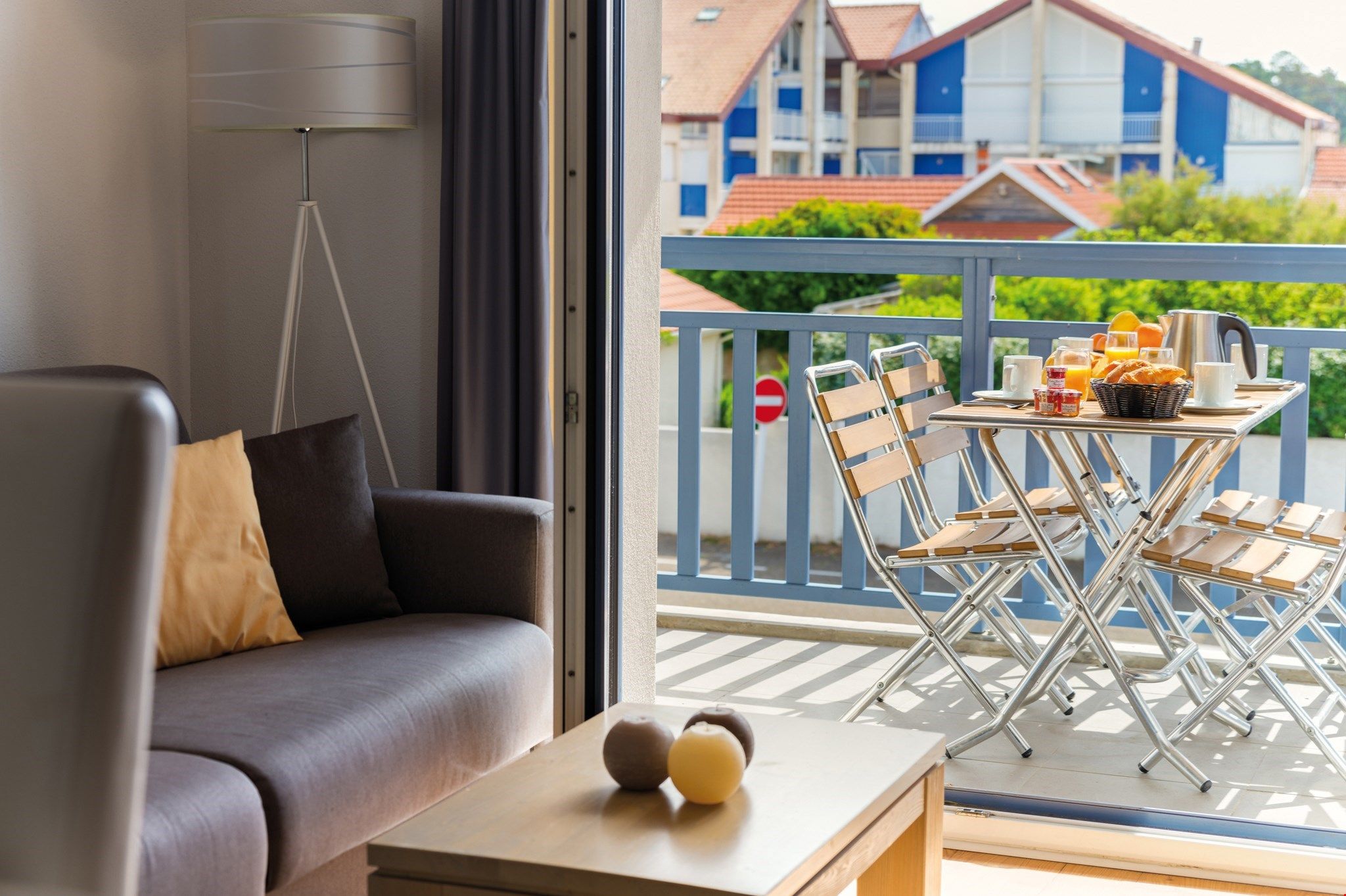 image Comfortable seating area. Unit may feature furnished balcony or patio. Views vary.