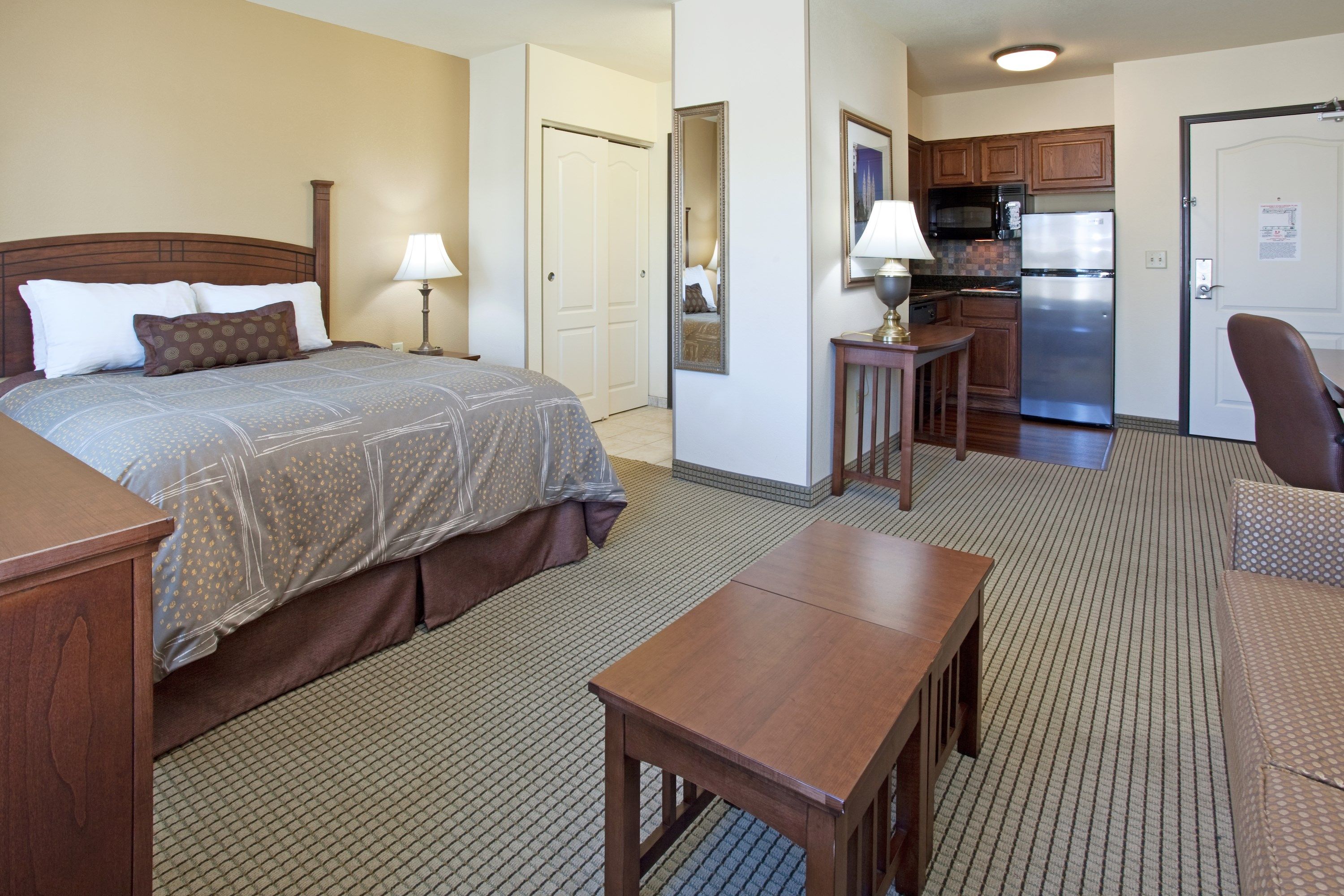 image Drift to sleep in a comfortable bed after a wonderful day outside.