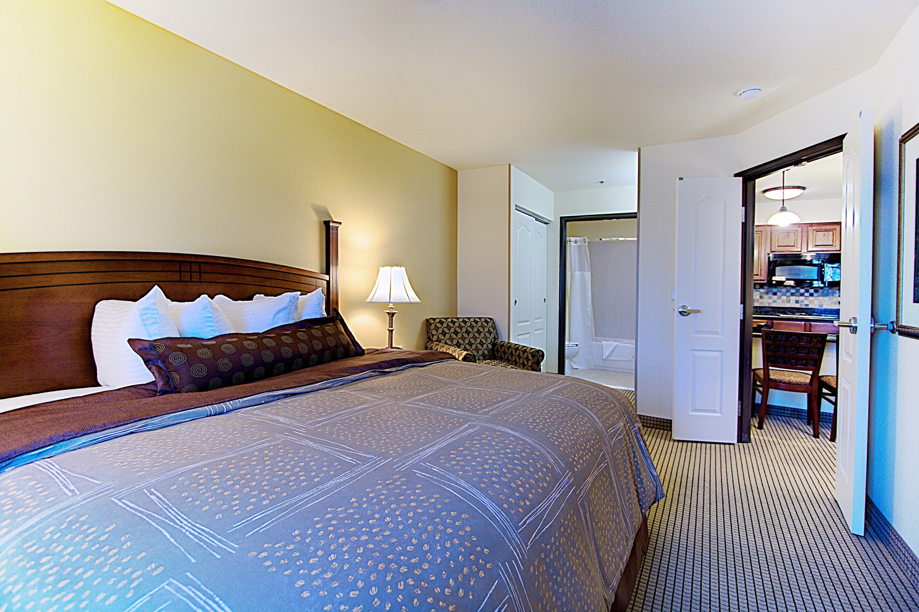 image Drift to sleep in a comfortable bed after a wonderful day outside.