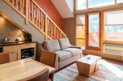 Return to this luxurious suite after a day playing around in the mountains.