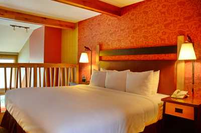 This plush bed will ensure you enjoy a great night's sleep.