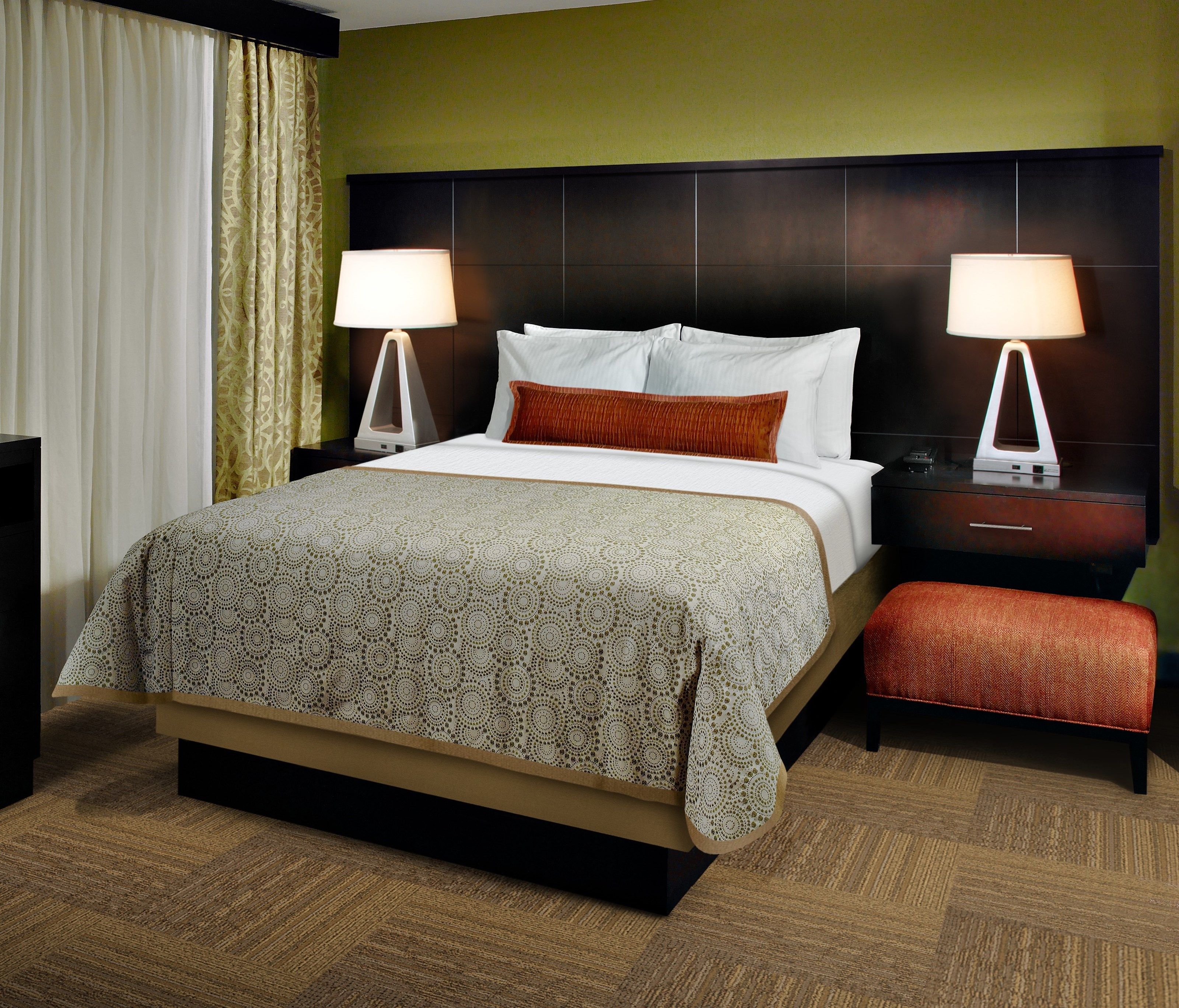 image Drift to sleep in the King bed in the bedroom.