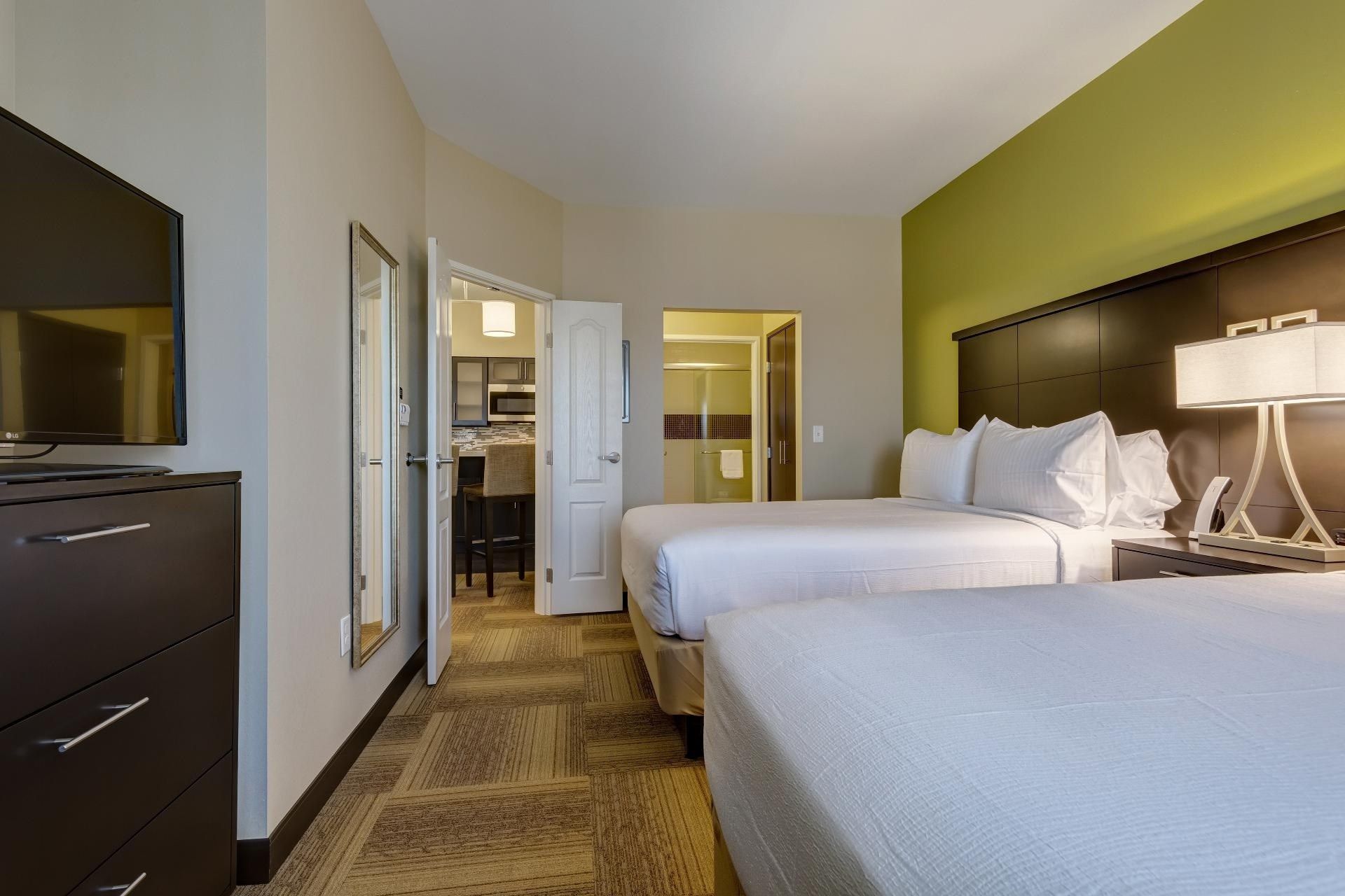image Drift to sleep in the comfortable bed.