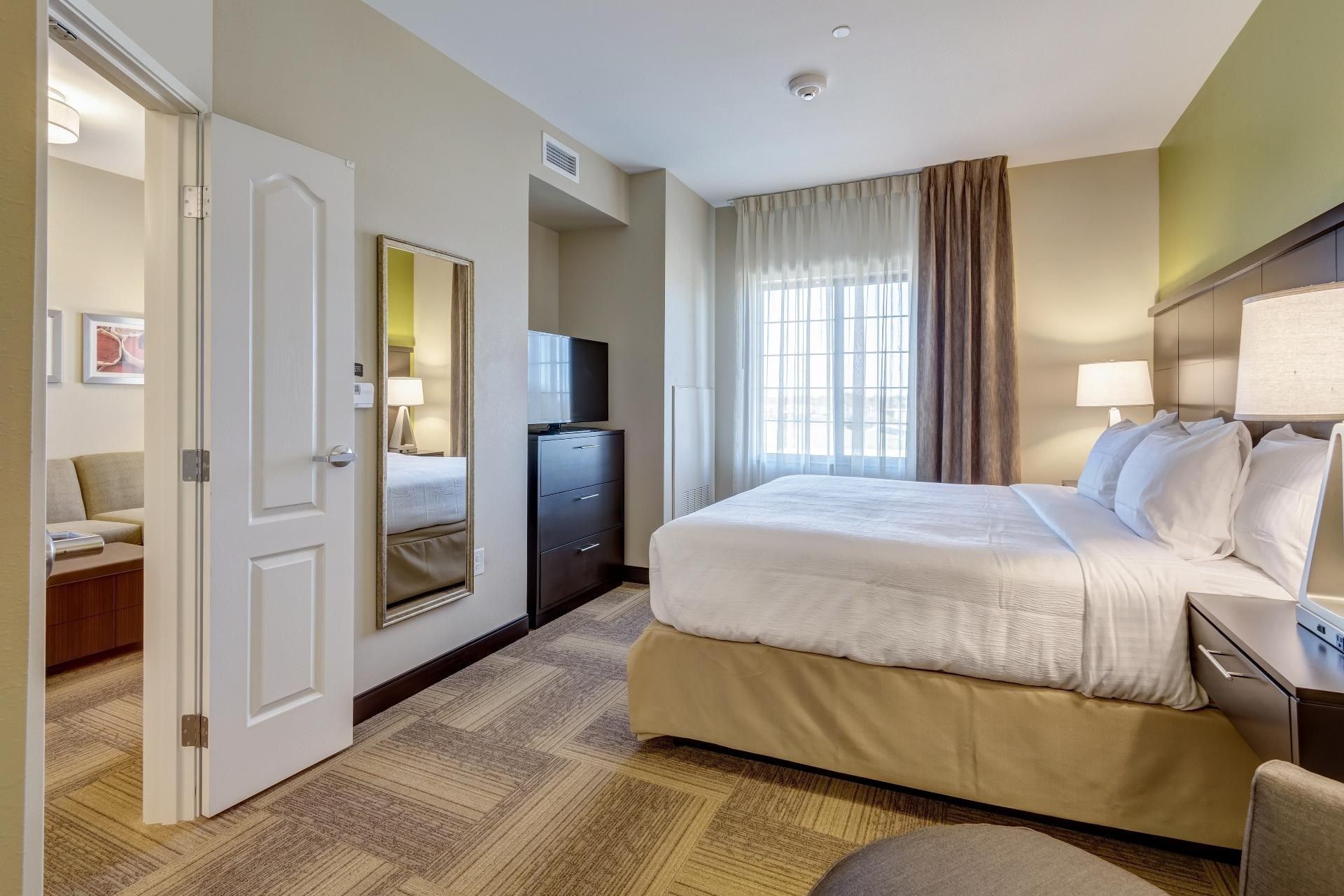 image Drift to sleep in the comfortable bed.