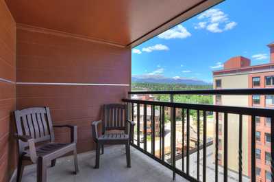Enjoy fantastic views from your private balcony.