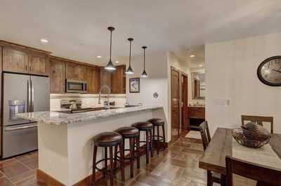 The breakfast bar is perfect for a quick bite.