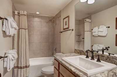 Get ready for your day in the bathroom.