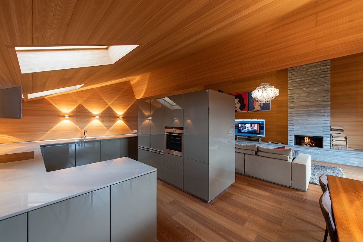 image Prepare a meal in the equipped kitchen.