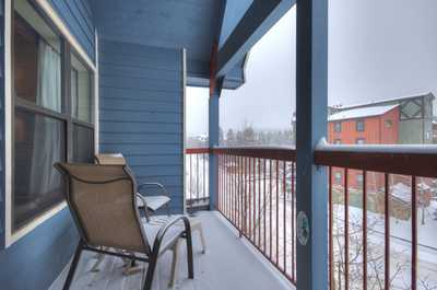 Take a seat outside and breathe in the fresh Colorado air.