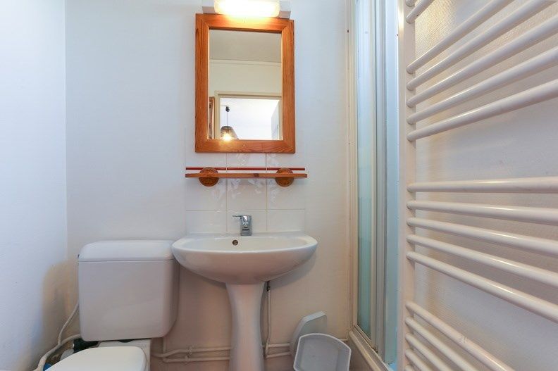 image Freshen up in the bathroom after a day of adventure.