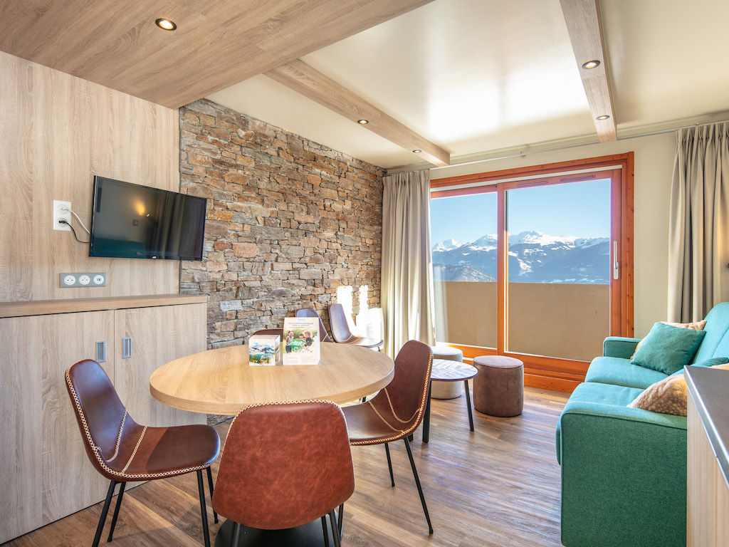 image Kick back your feet and relax in the cozy living area.