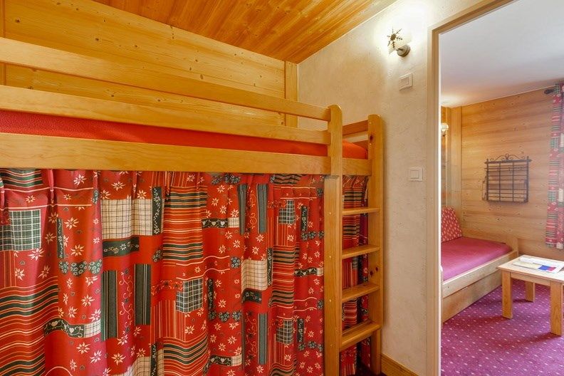 image Get a good night's rest in the cozy bunk beds.