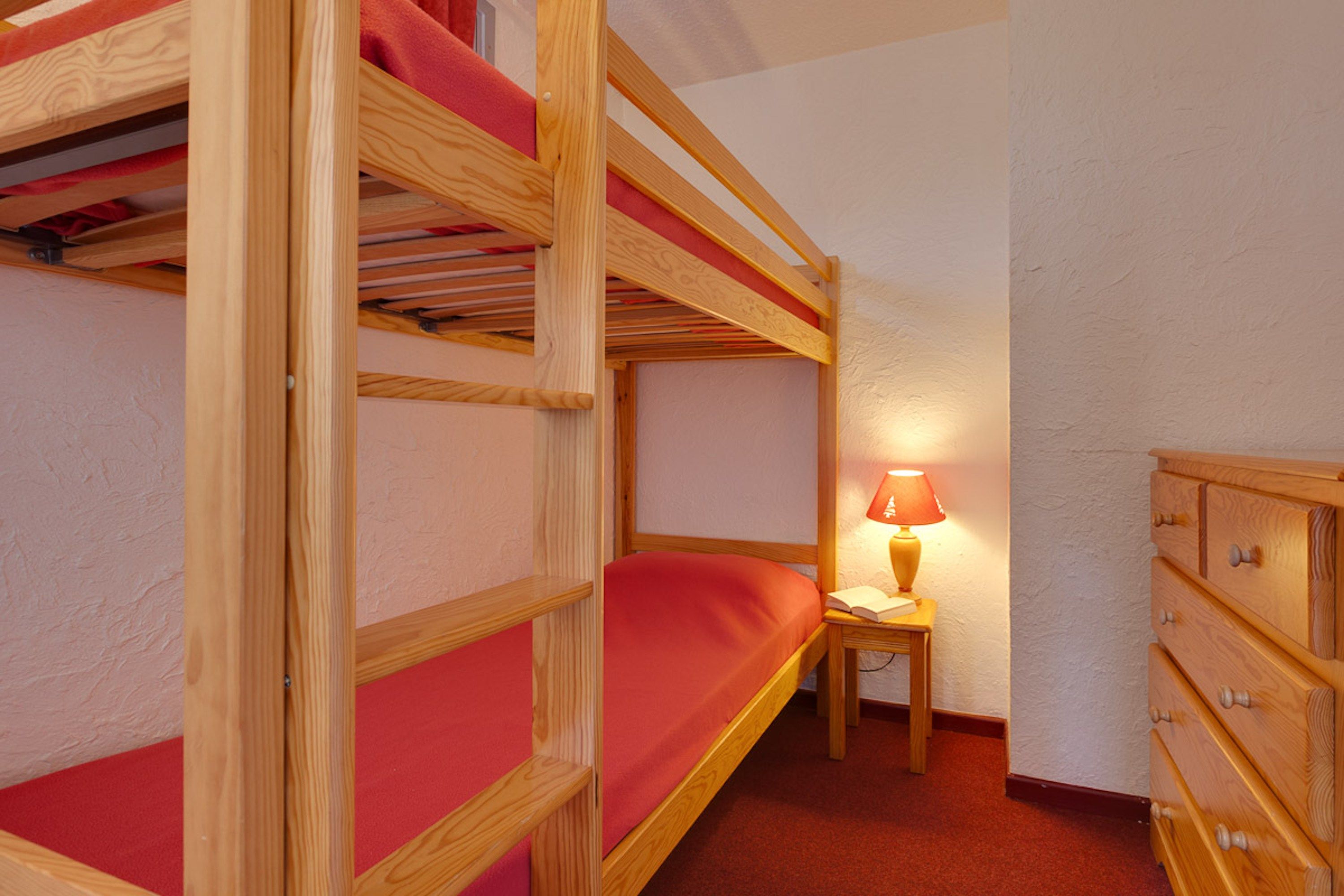 image Drift to sleep in a comfortable bed after a wonderful day outside.