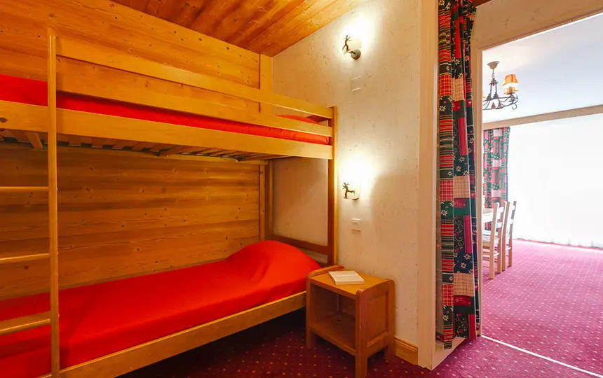 image Drift to sleep in a comfortable bunk bed after a wonderful day outside.