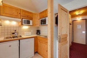 image Prepare a meal in the equipped kitchenette.