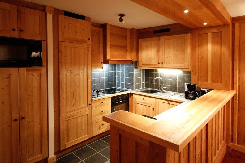 image Prepare a meal in the equipped kitchen.