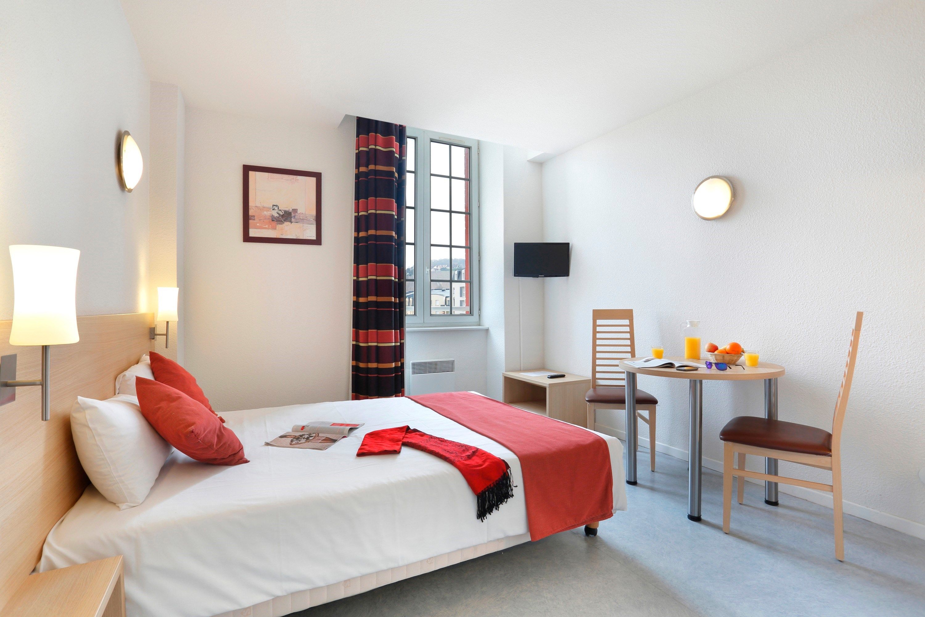 image Drift to sleep in a comfortable bed after a wonderful day outside.