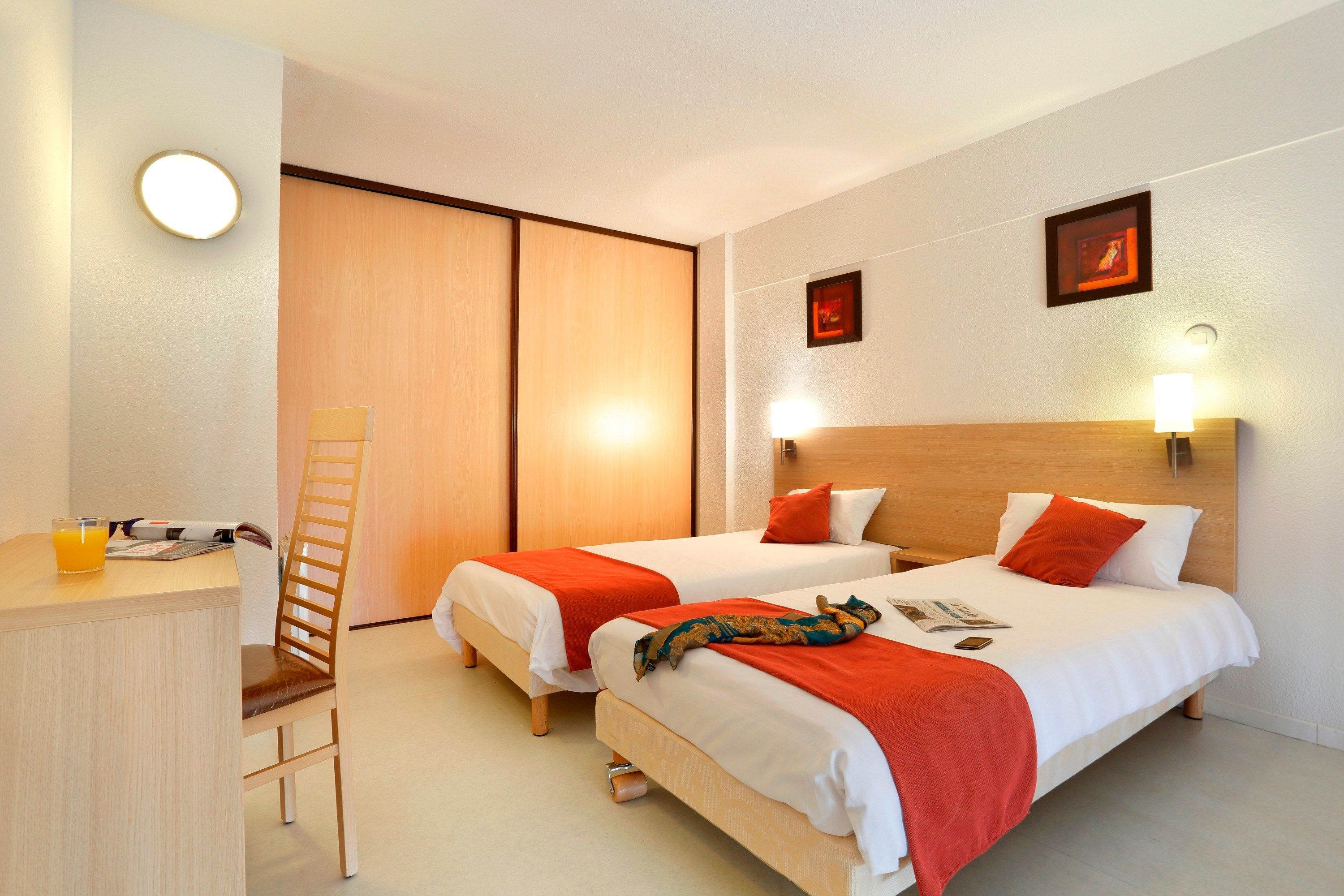 image Drift to sleep in a comfortable bed after a wonderful day outside.