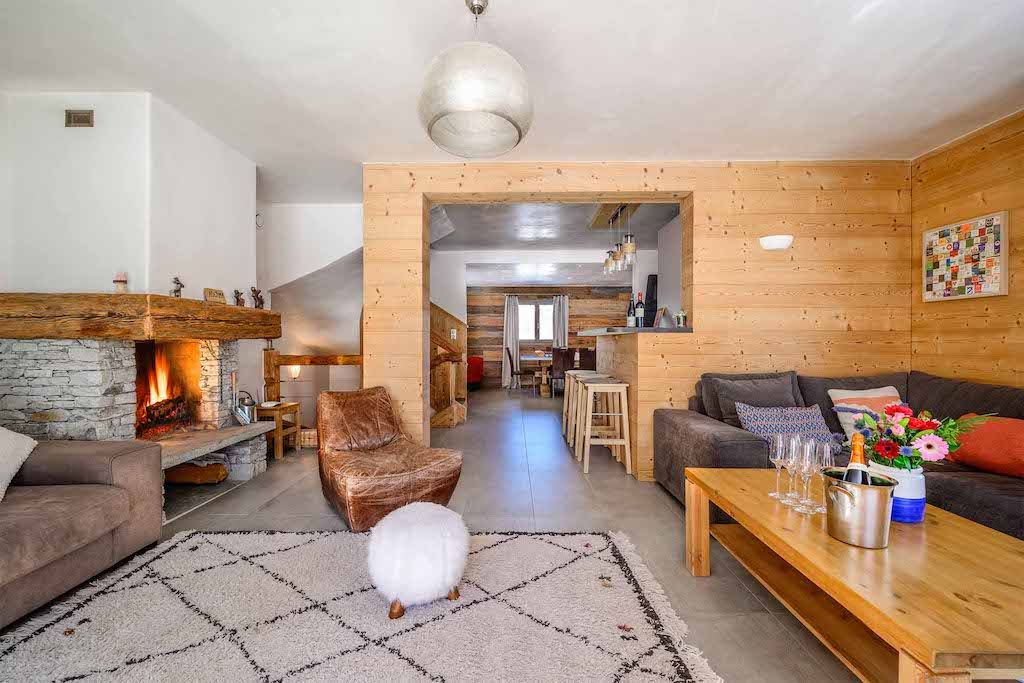 image Kick back your feet and relax in the cozy living area.