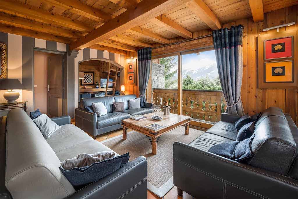 image Snuggle up with a cup of coffee or tea on the comfortable sofa.