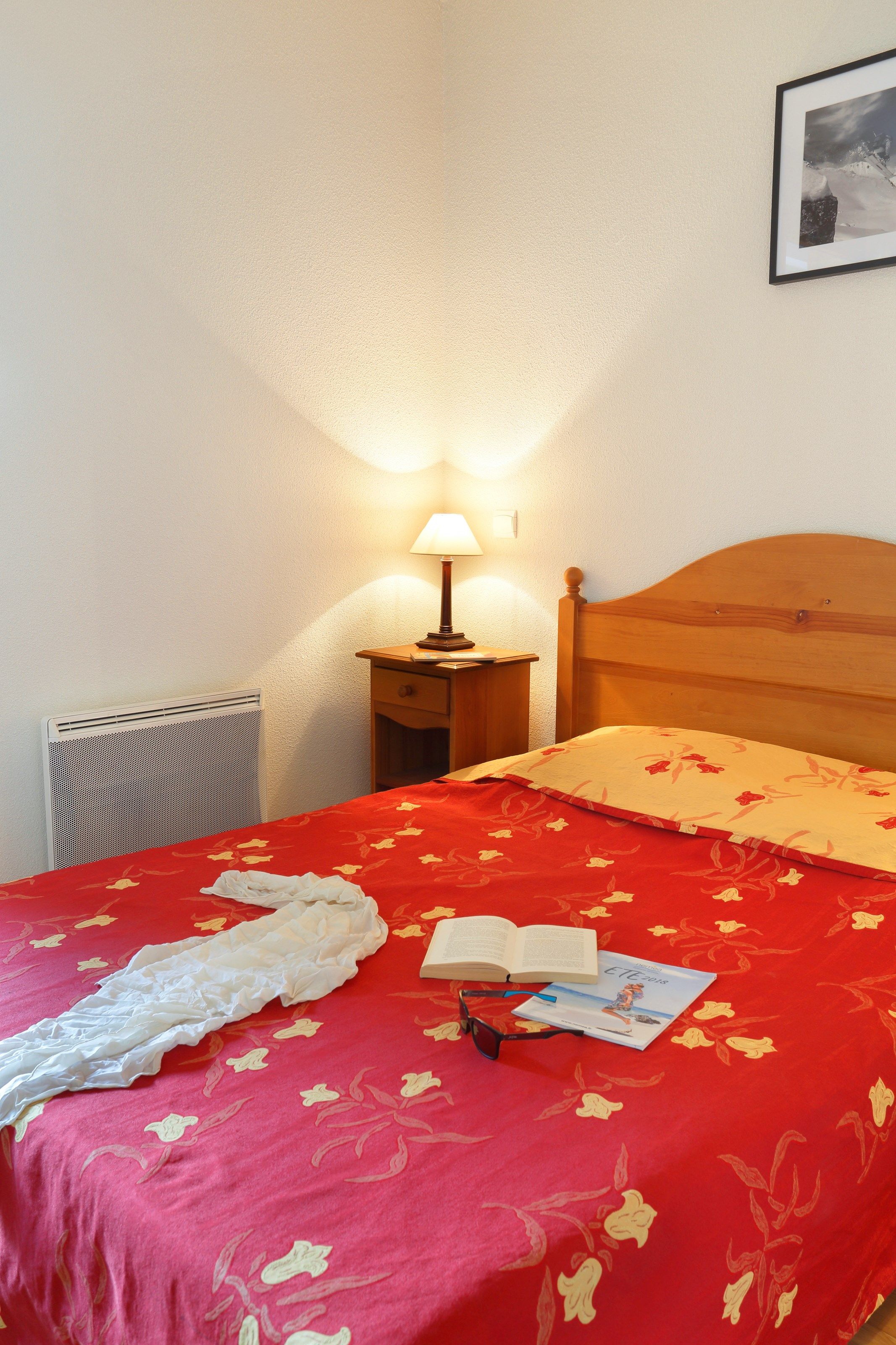 image Drift to sleep in a comfortable bed after a wonderful day outside.