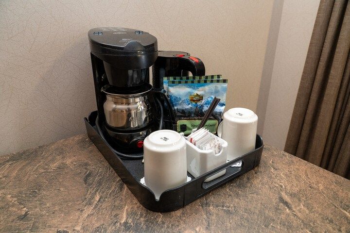 image Snuggle up with a cup of coffee or tea.