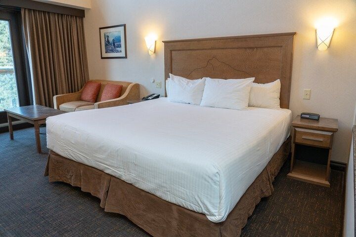 image Get a peaceful night sleep in our cozy bedroom.