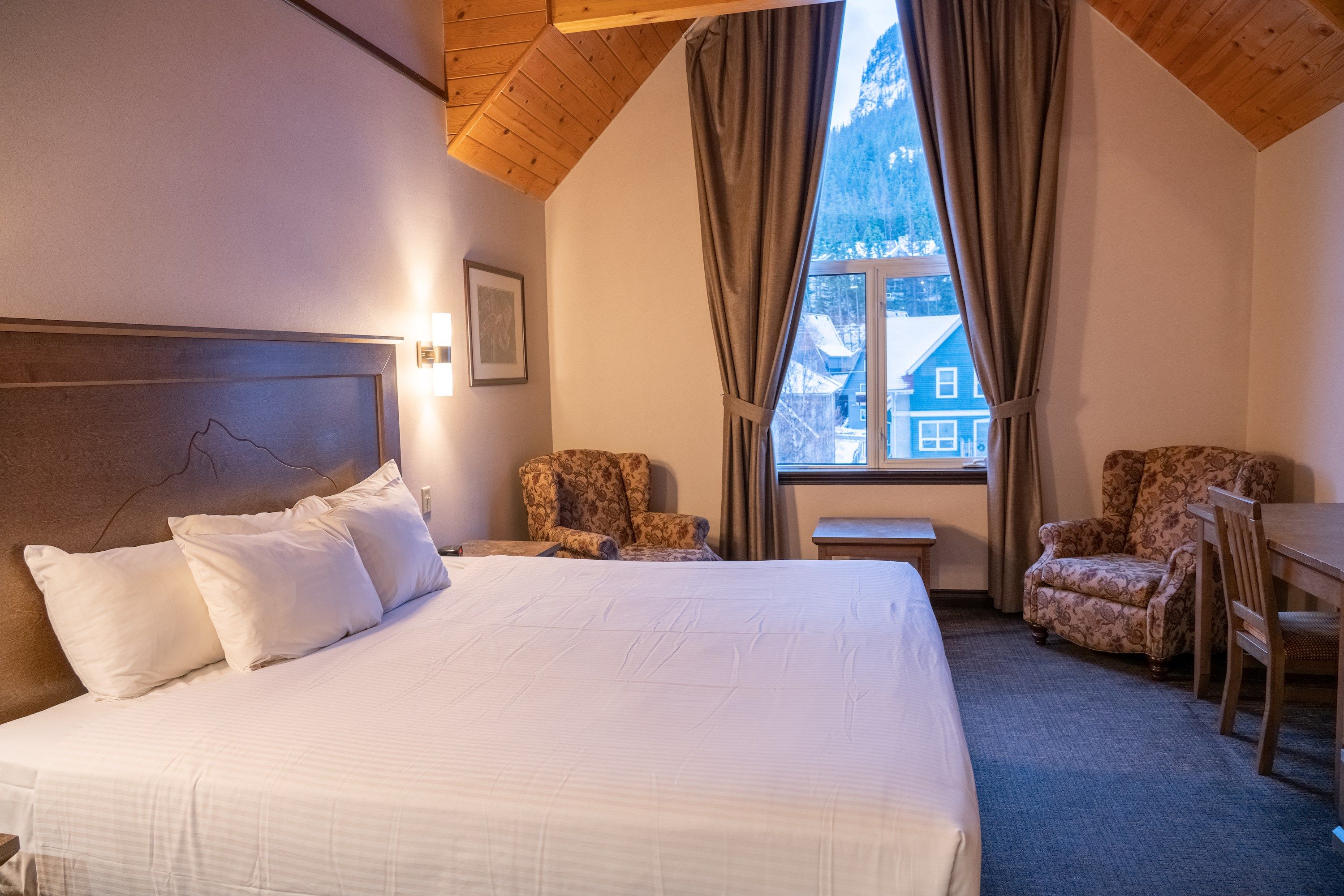 image Drift to sleep in a comfortable bed.