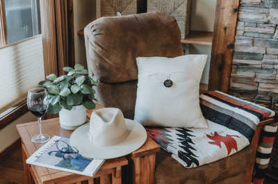 Sit back and relax in the lovely living room.