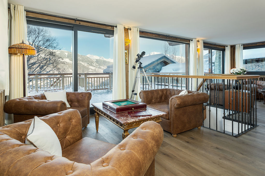 image Relax with friends and family in the living area.