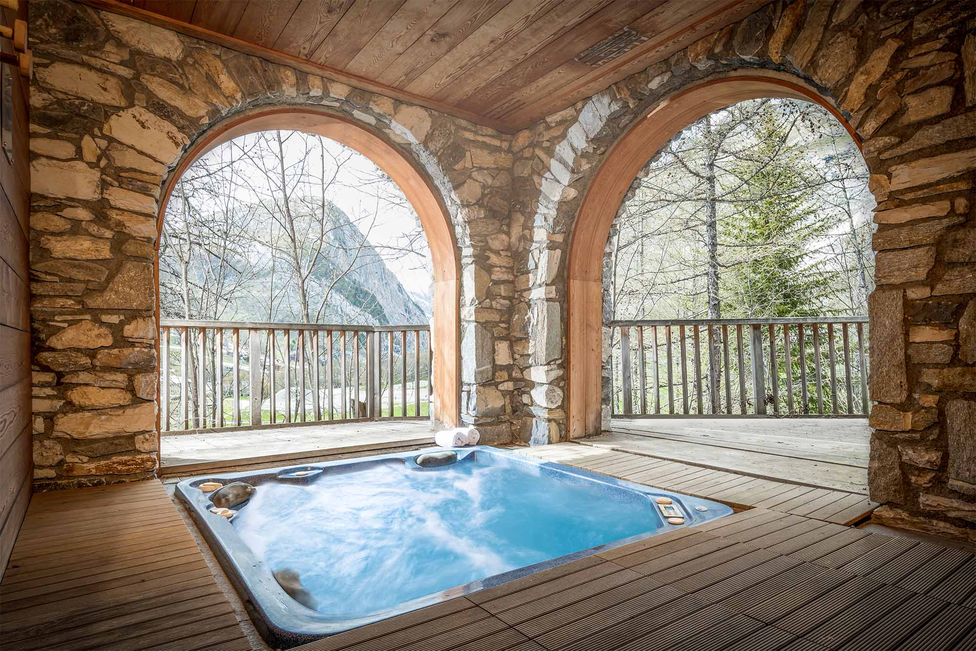 image Warm-up in the private Jacuzzi!