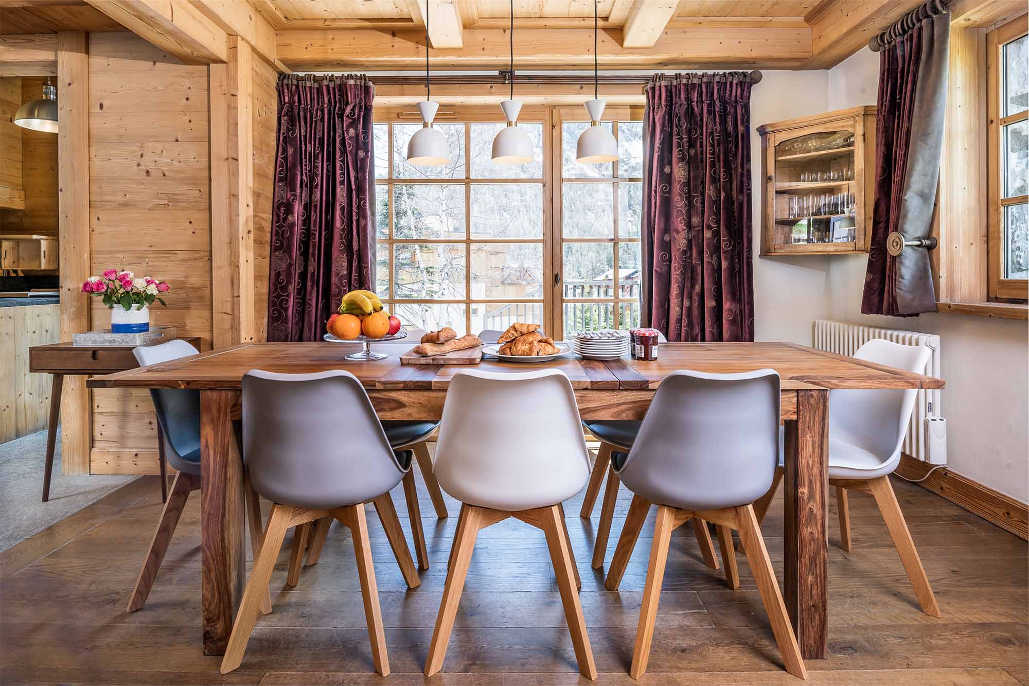 image Reconnect with loved ones over a meal at the dining table.