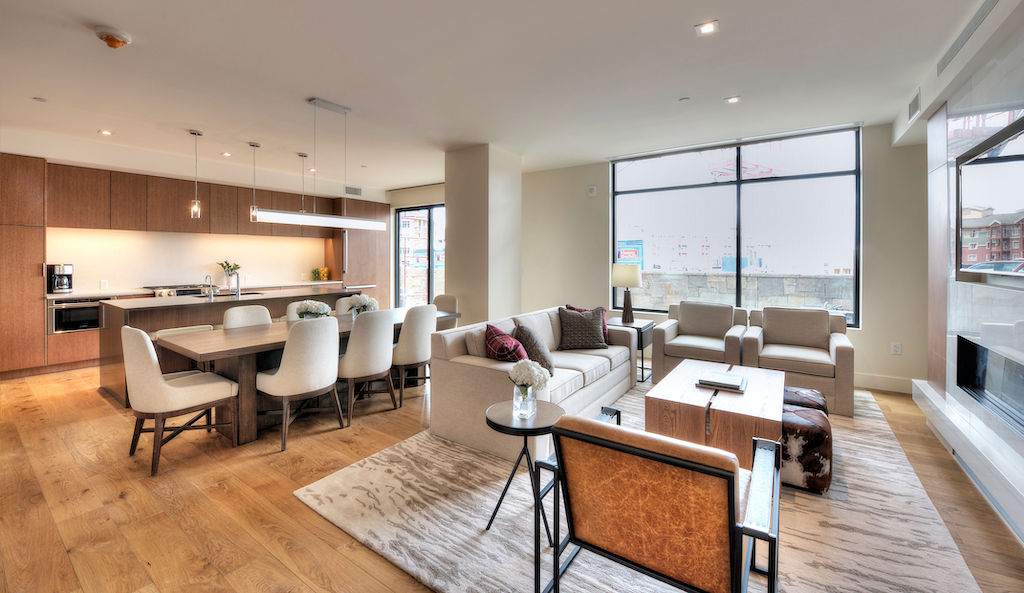 image You will love the open-concept living space, perfect for relaxing after a great day. Please note photos are representative and actual unit may differ.