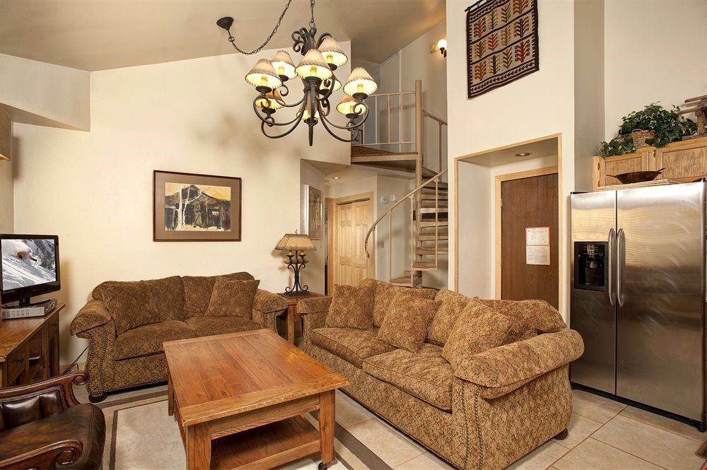 image Kick back your feet and relax in the cozy living area.