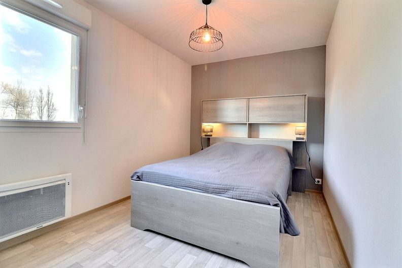 image Drift to sleep in a comfortable bed after a wonderful day outside.