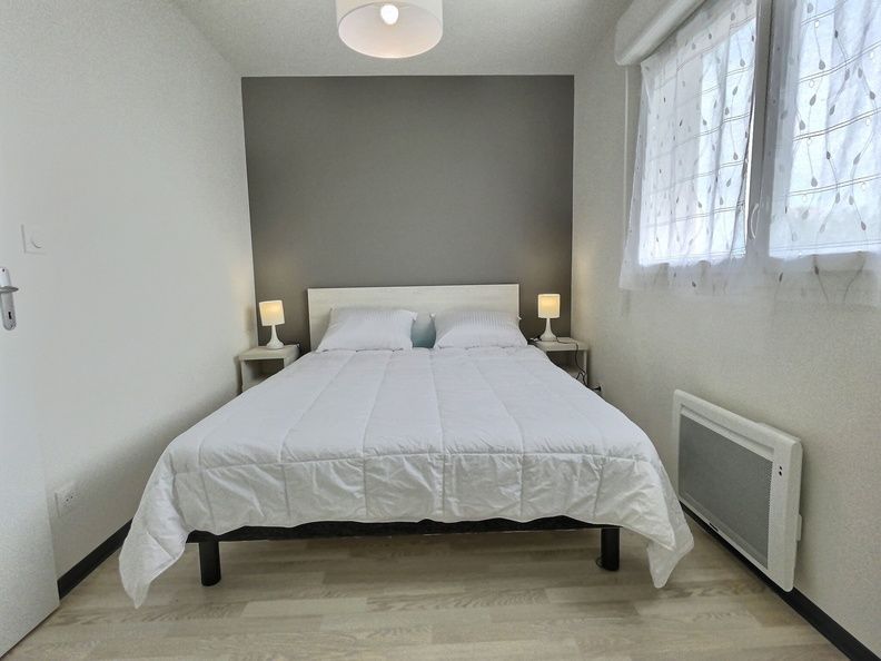 image Drift to sleep in a comfortable bed after a wonderful day outside.
