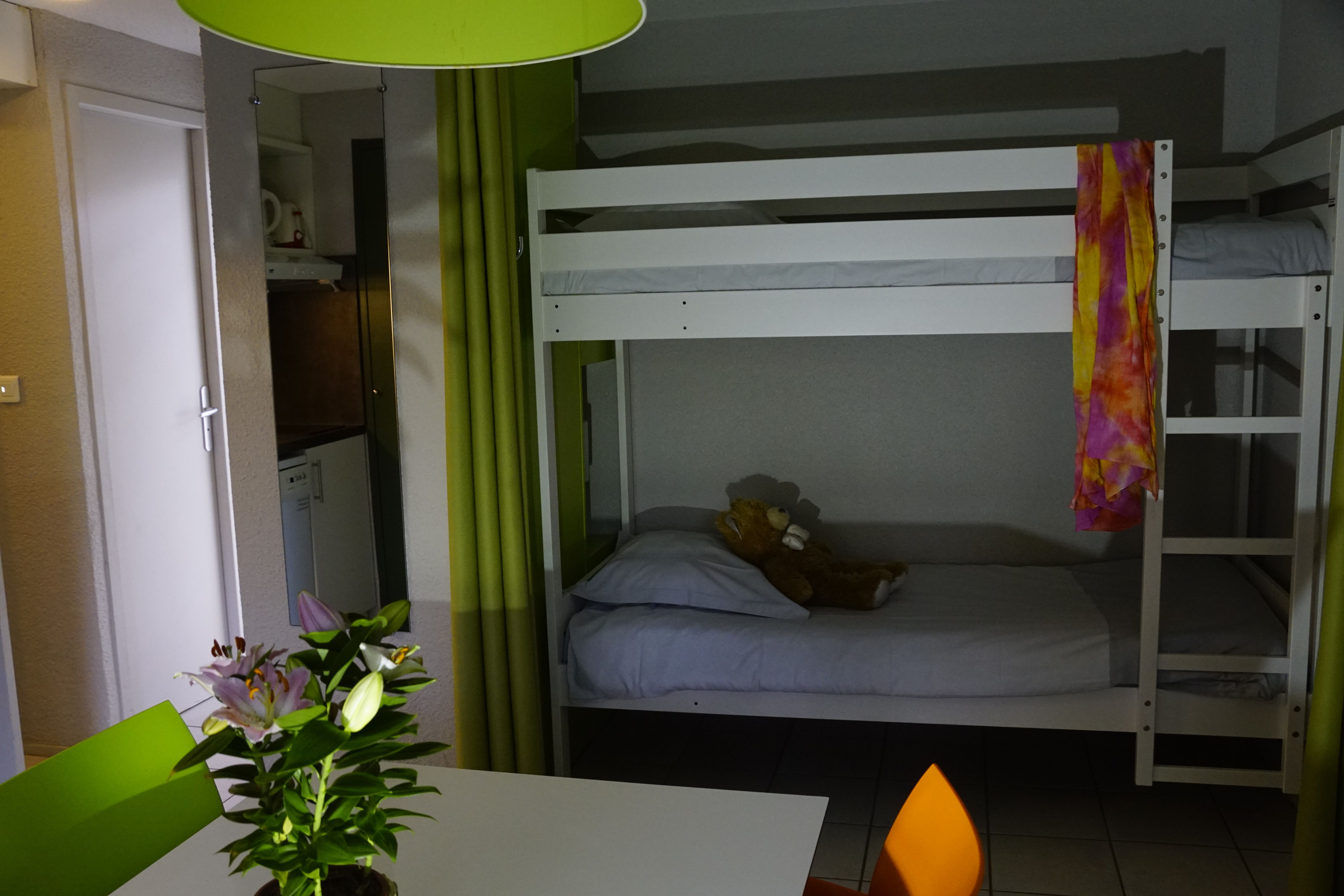 image There’s lots of room for the kids in the bunk bed!