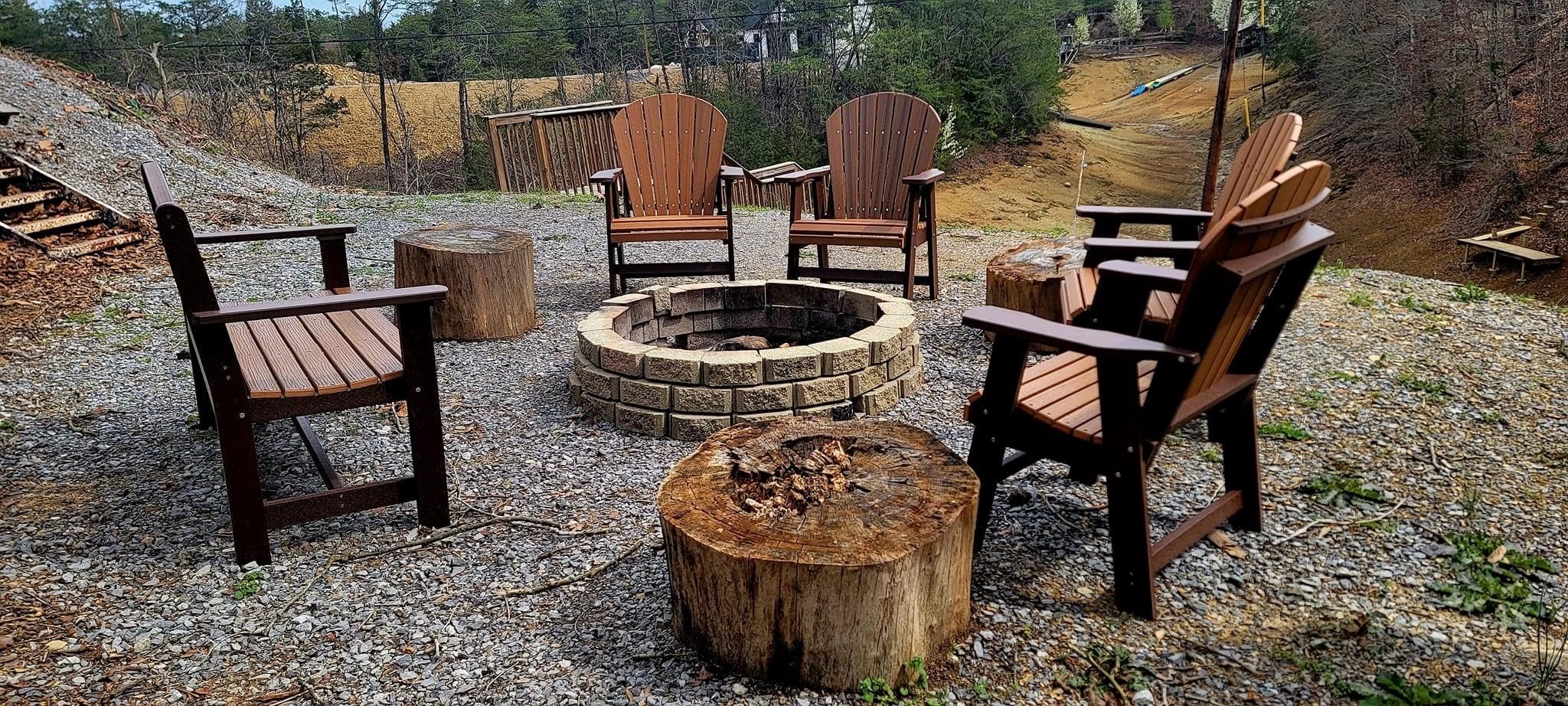 image Enjoy a lovely evening around the firepit.