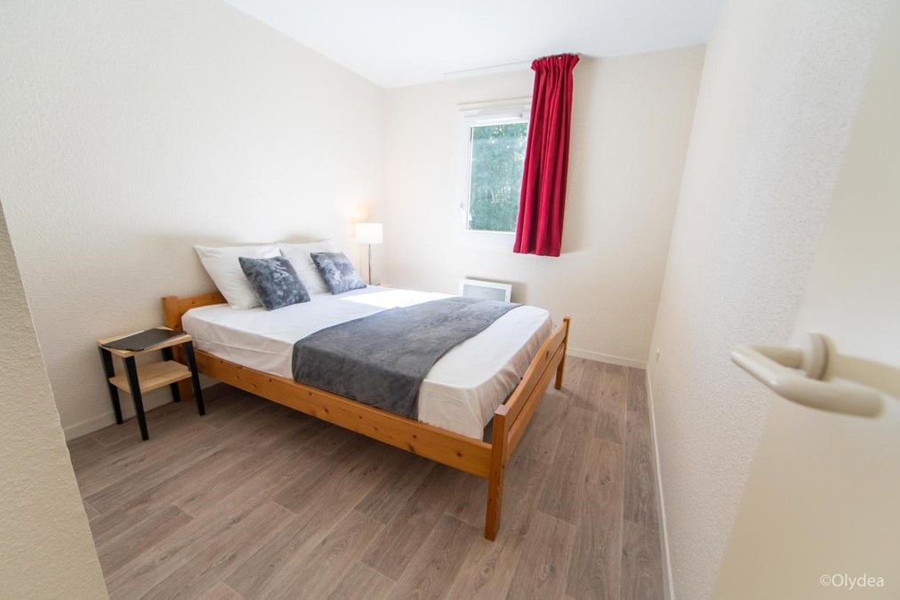 image Drift to sleep in a comfortable bed after a wonderful day outside.